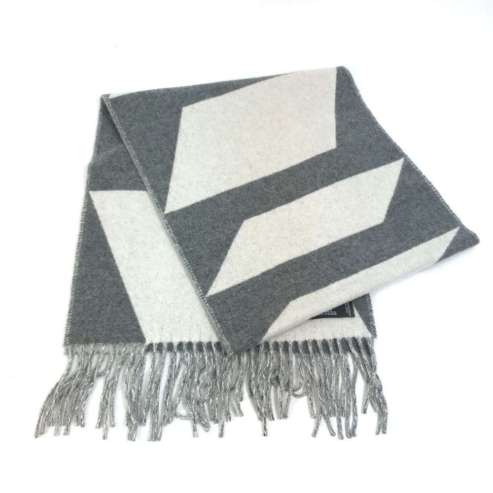 HERMES White Scarf - Picture 2 of 10